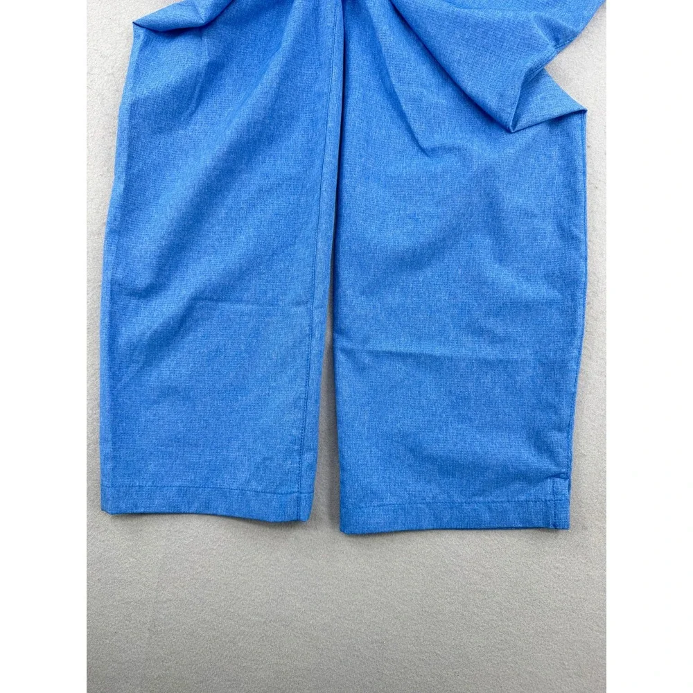 Under Armour Mens Golf Pants Blue Heathered Loose Fit 38x30 (38x29) Athleisure